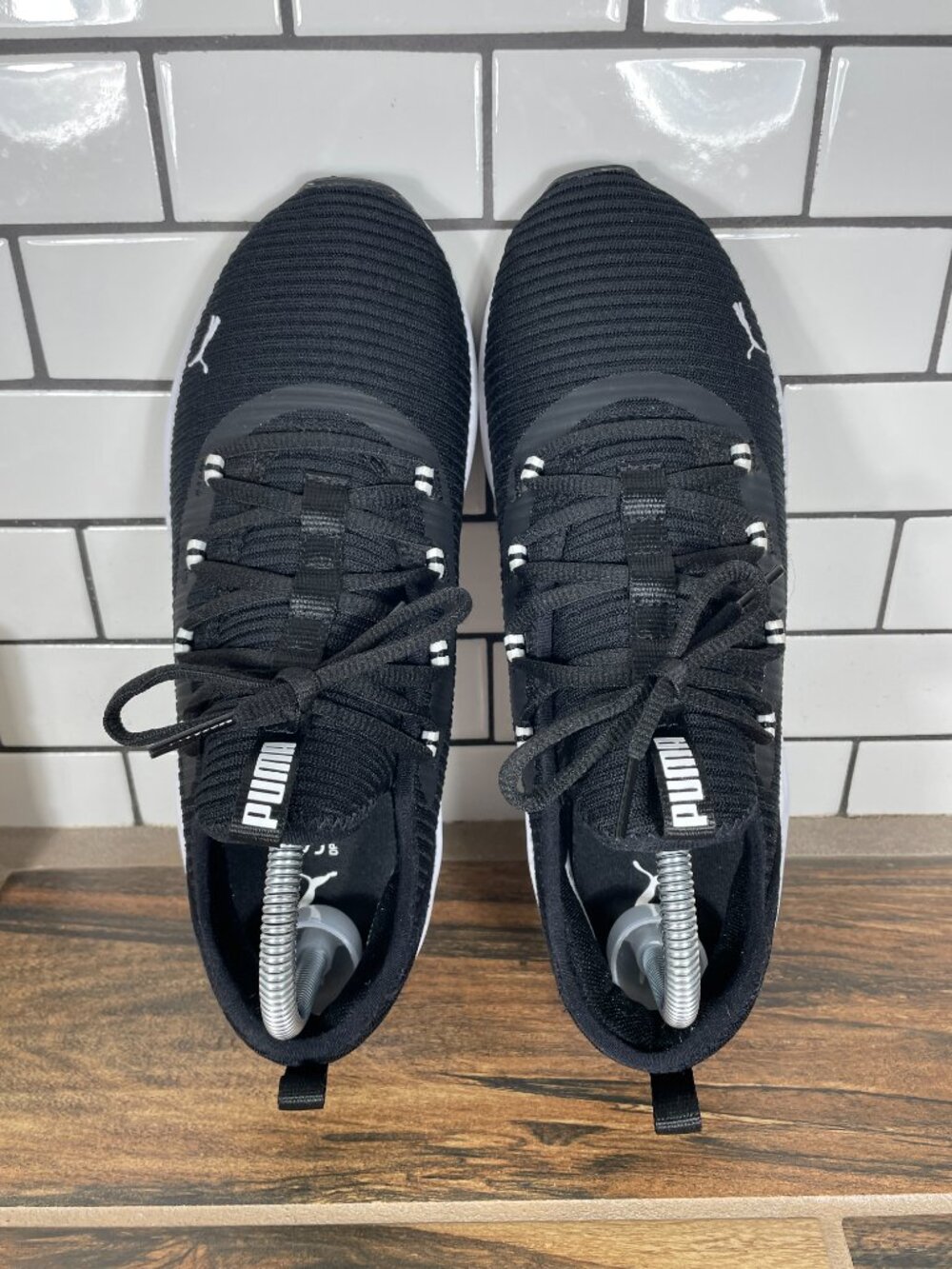 Puma Softride Finesse Sport Running Shoes Womens Size 8.5 Black White Sneaker - Picture 6 of 12